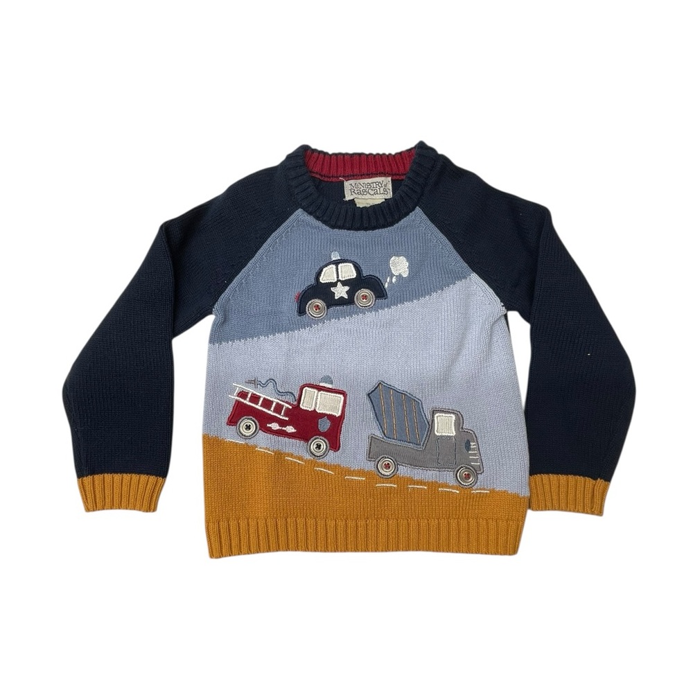 Ministry of Rascals Kids' Navy 100% Cotton Sweater